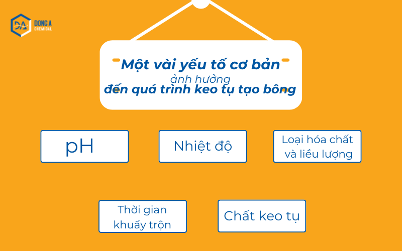 Yếu tố ảnh hướng đến quà trình hoạt động của bể keo tụ tạo bông